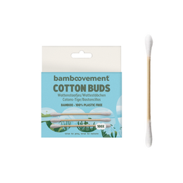 Bamboo Cotton Buds | 100 Pack | Plastic-Free