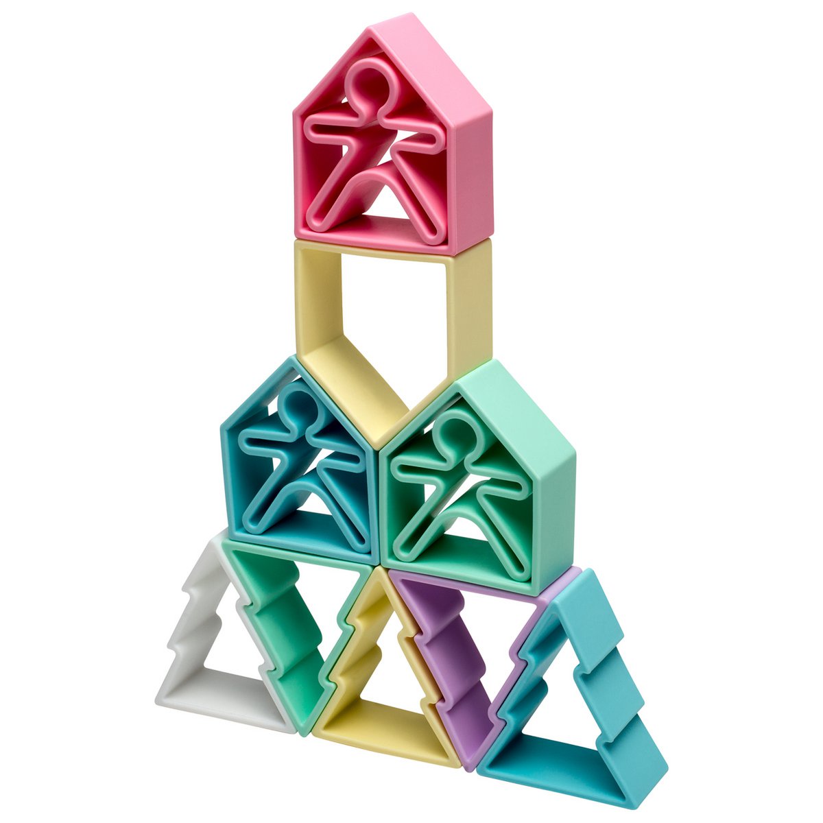 Dëna Pastel - Kind, Huis en Boom Set
