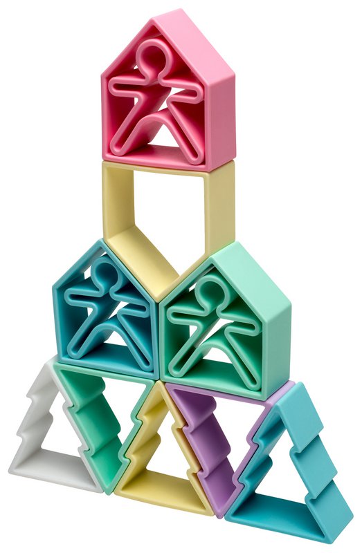 Dëna Pastel - Kind, Huis en Boom Set