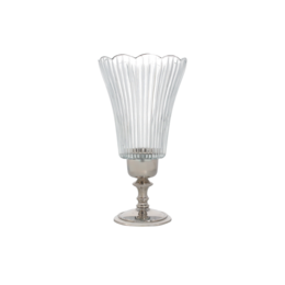 Crystal candle holder cup h 26x14 cm