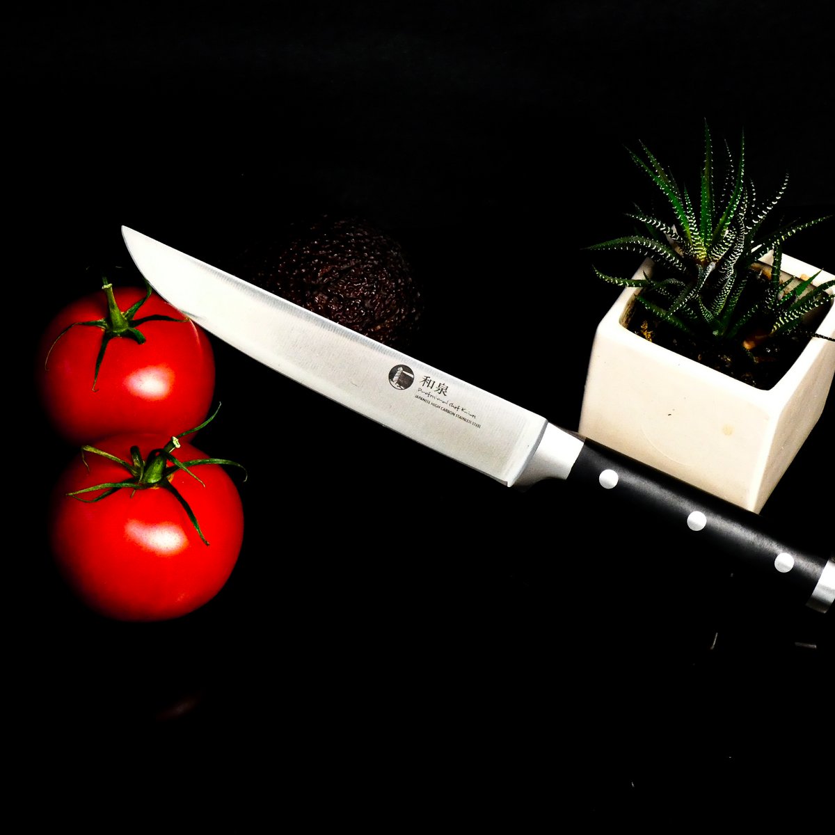Cuchillo fileteador IZUMI ICHIAGO, mango Tecaran, "Cuchillo Chef Profesional"