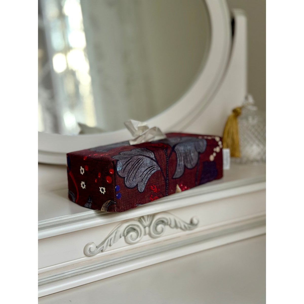 Tissue Box Cover | Rødt Drama