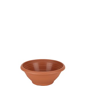Plastic bowl Cortina, D20cm, H8cm, terra