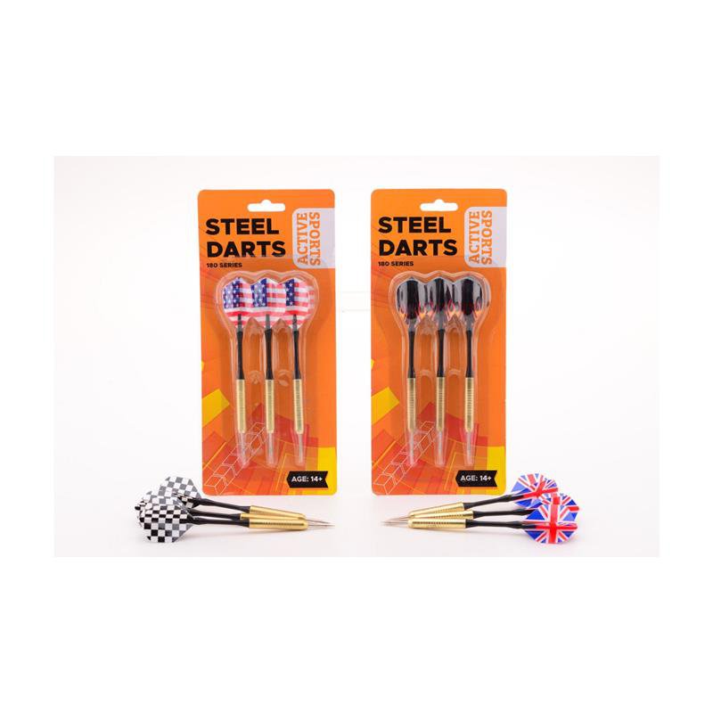 John Toy Dart arrows 15 grams on card 3x