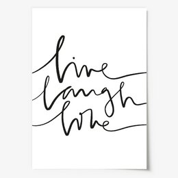 Poster: Live Laugh Love