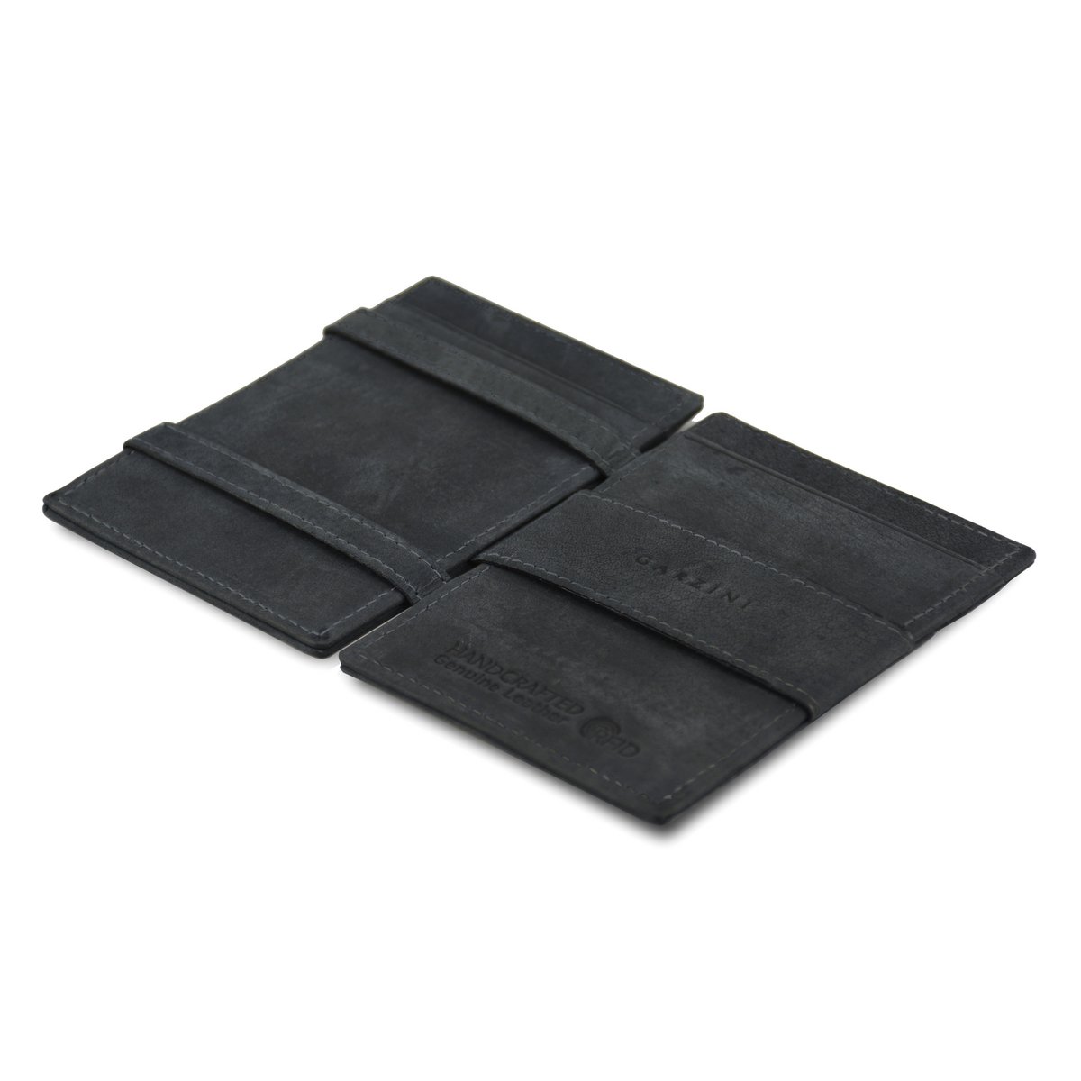 Portfel Essenziale ID z okienkiem Carbon Black