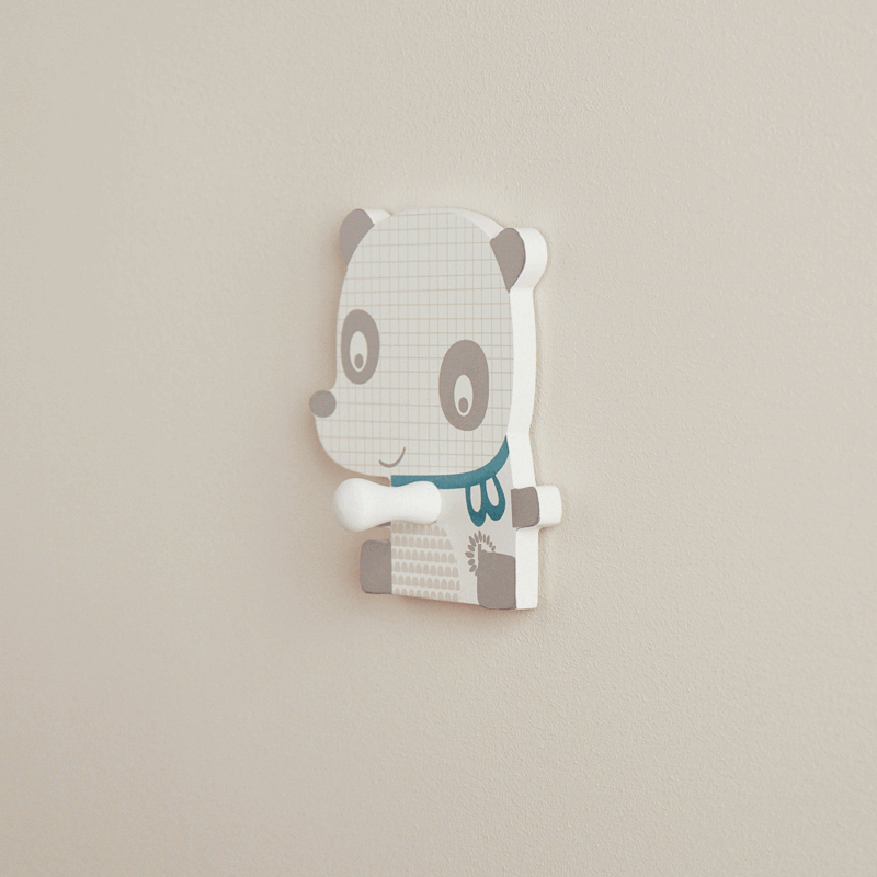 Ganci da parete panda