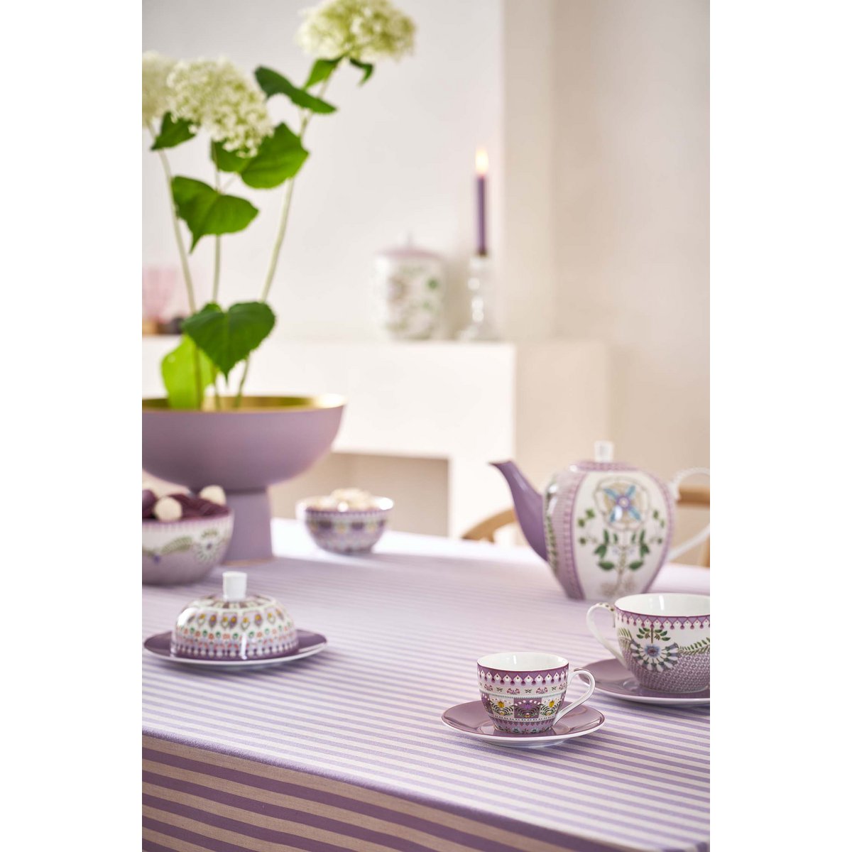 Set/2 Espresso Cups and Saucers Lily&Lotus 120ml