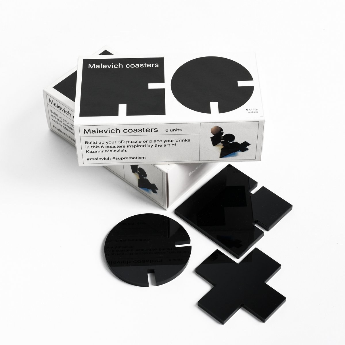 Los seis posavasos de Malevich