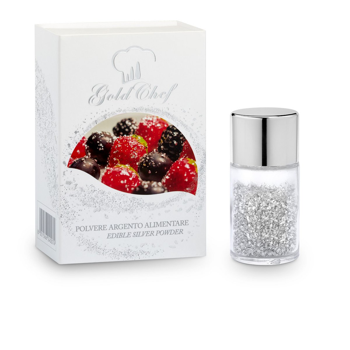 125mg Edible Silver powder in salt shaker
