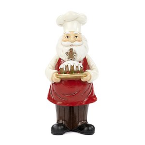 Santa Chef Tabletop Rd/Wh/Brwn 20,5cm OTHMES