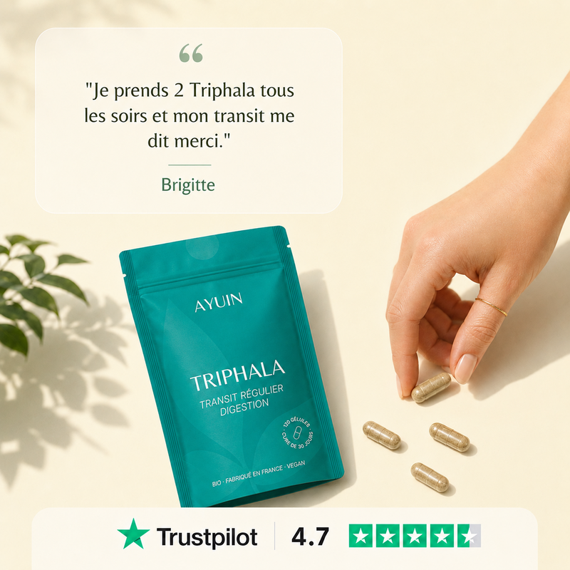 Triphala Bio 120 capsules Frankrijk - spijsvertering & doorvoer