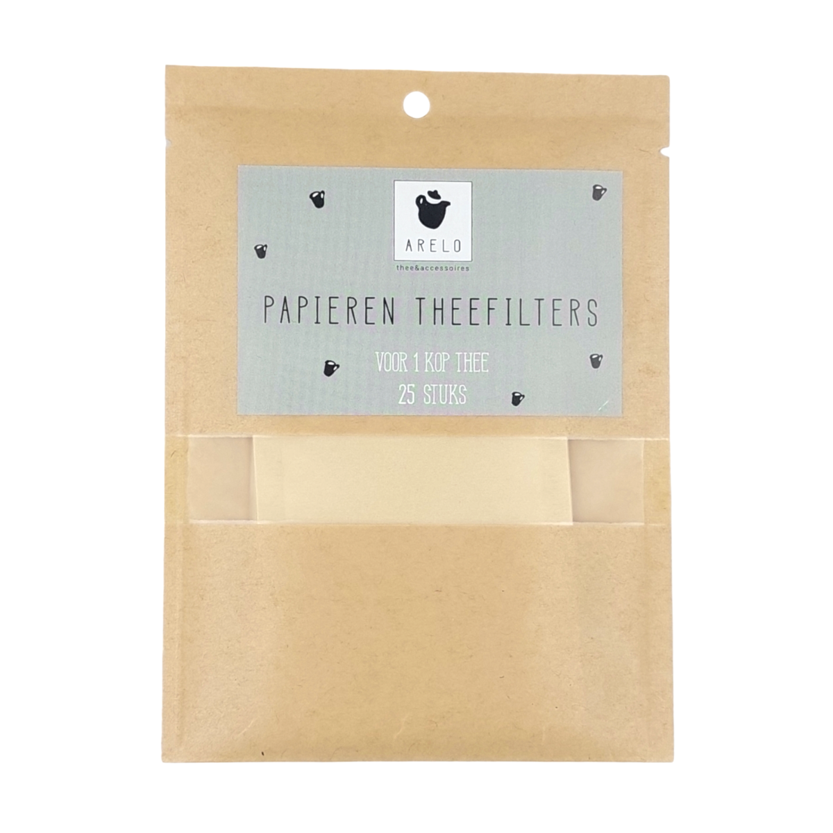Paper tea filters - 25 pieces in a bag
