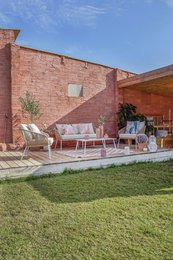 SOFA SET 4 ALUMINIO 151,5X72X70 WATER REPELLENT MB179038