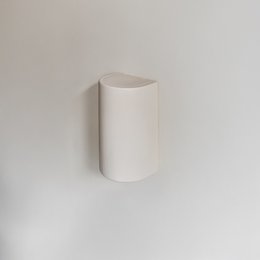 Keramikwandlampe - weiß / unten -Beleuchtung