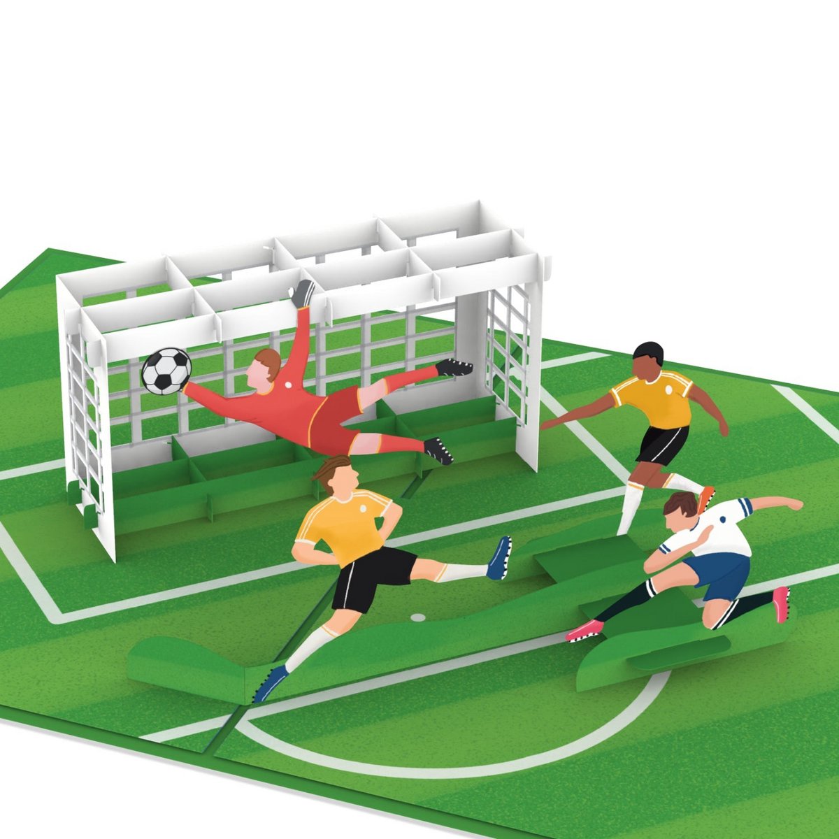 Biglietto pop-up per il calcio