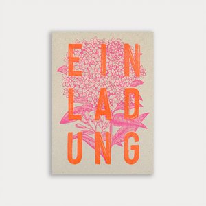 Postcard / Typo / Invitation / Risography
