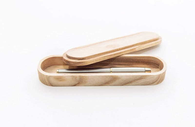 Estuche para bolígrafos, Estuche para bolígrafos de madera