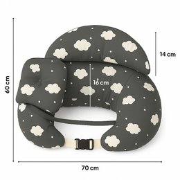 Nursing Pillow with Removable Cover – Soft Plush Material 