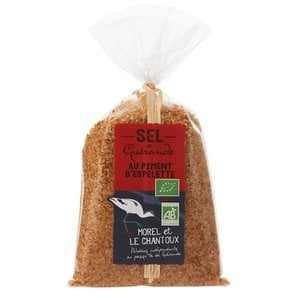 PGI Guérande salt with organic Espelette pepper - 250 g bag