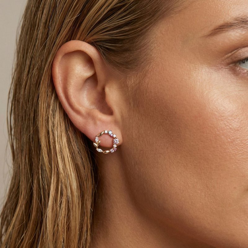 Juliette earrings - Rose Gold