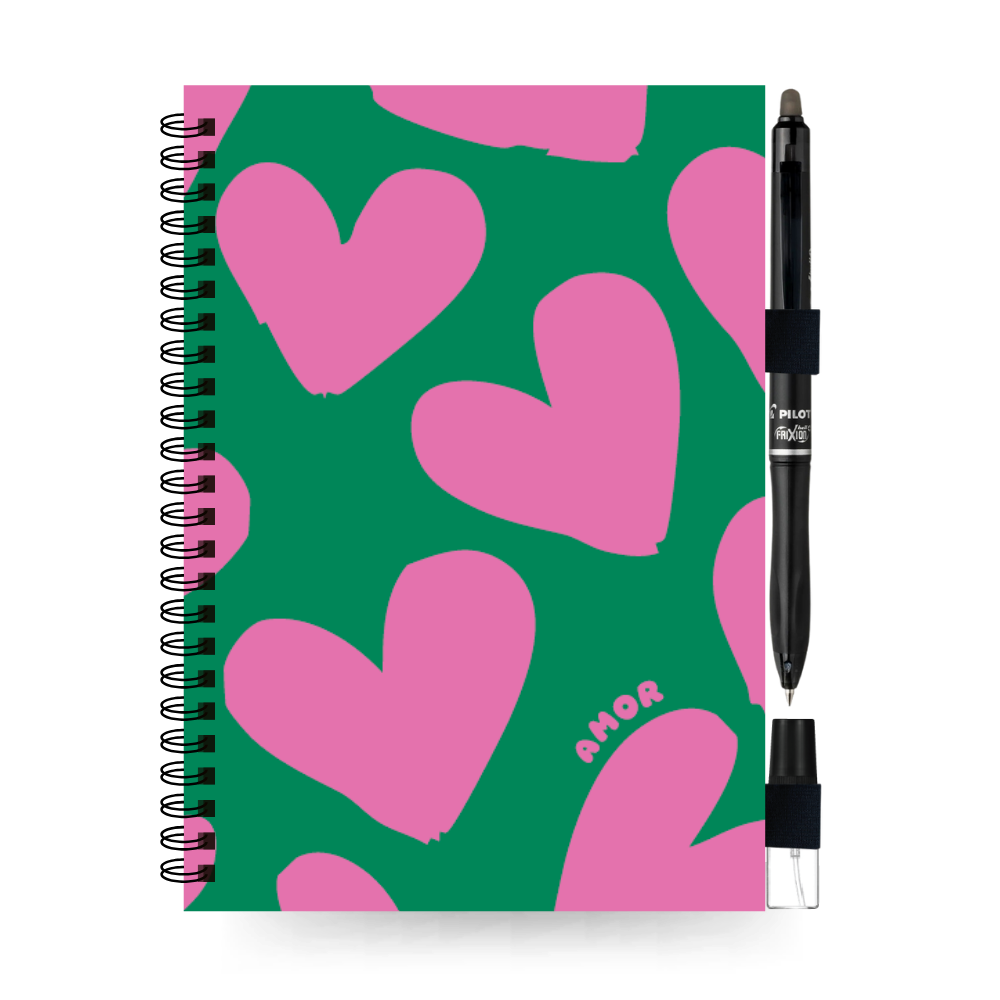 Happinote | Löschbares Notizbuch A5 | Amor