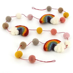 Girlande REGENBOGEN NIMA, Filz