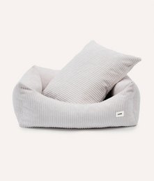 Bone White Corduroy Hundeseng, Snozy
