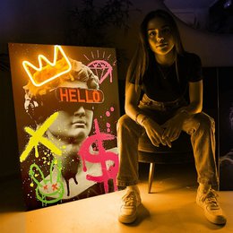 David Future Graffiti | LED vægkunst