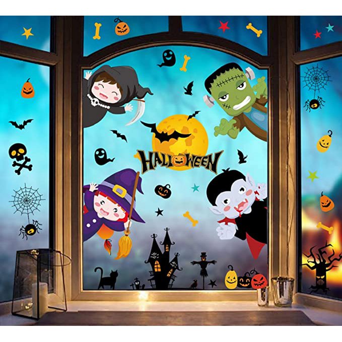 halloween window decal
