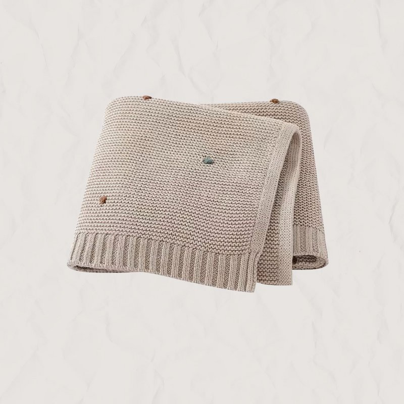 Gebreide Baby Deken | Wiegdeken | Wikkeldoek | Ivy and Soof