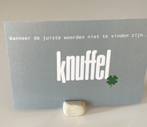 Kartenhalter aus gesprenkeltem Ton aus Keramik
