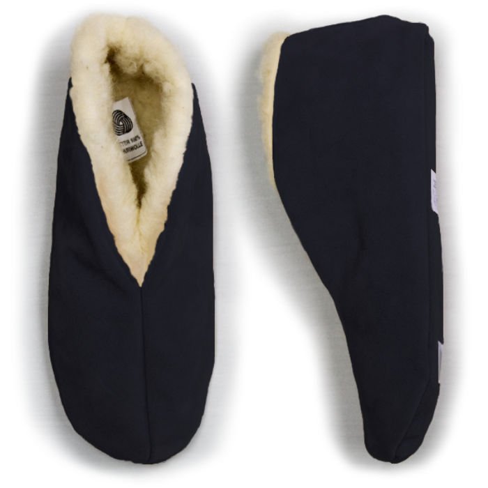 Spansk Slipper navy WOOL 36 - 48