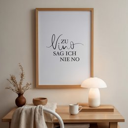 Poster: Zu Vino sag ich nie no