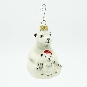 Christmas tree ornament polar bears