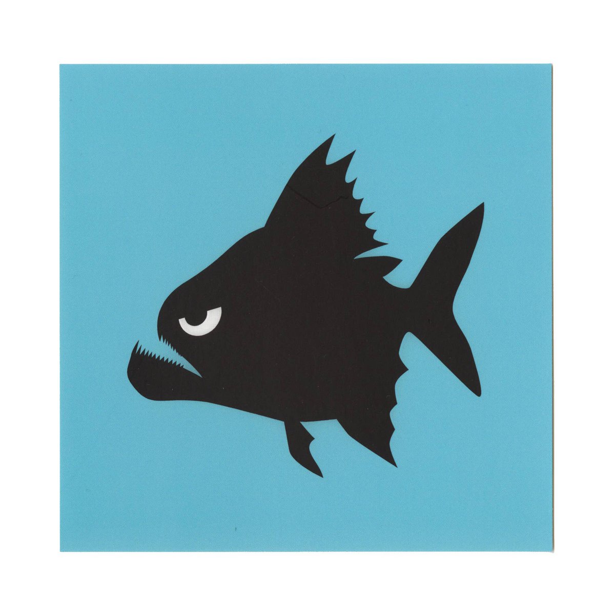 postcard - Piranha (Angry Animals)