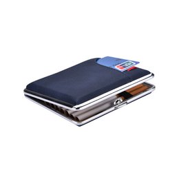 Zigarettenetuis mit Tasche und französischer Flagge x12