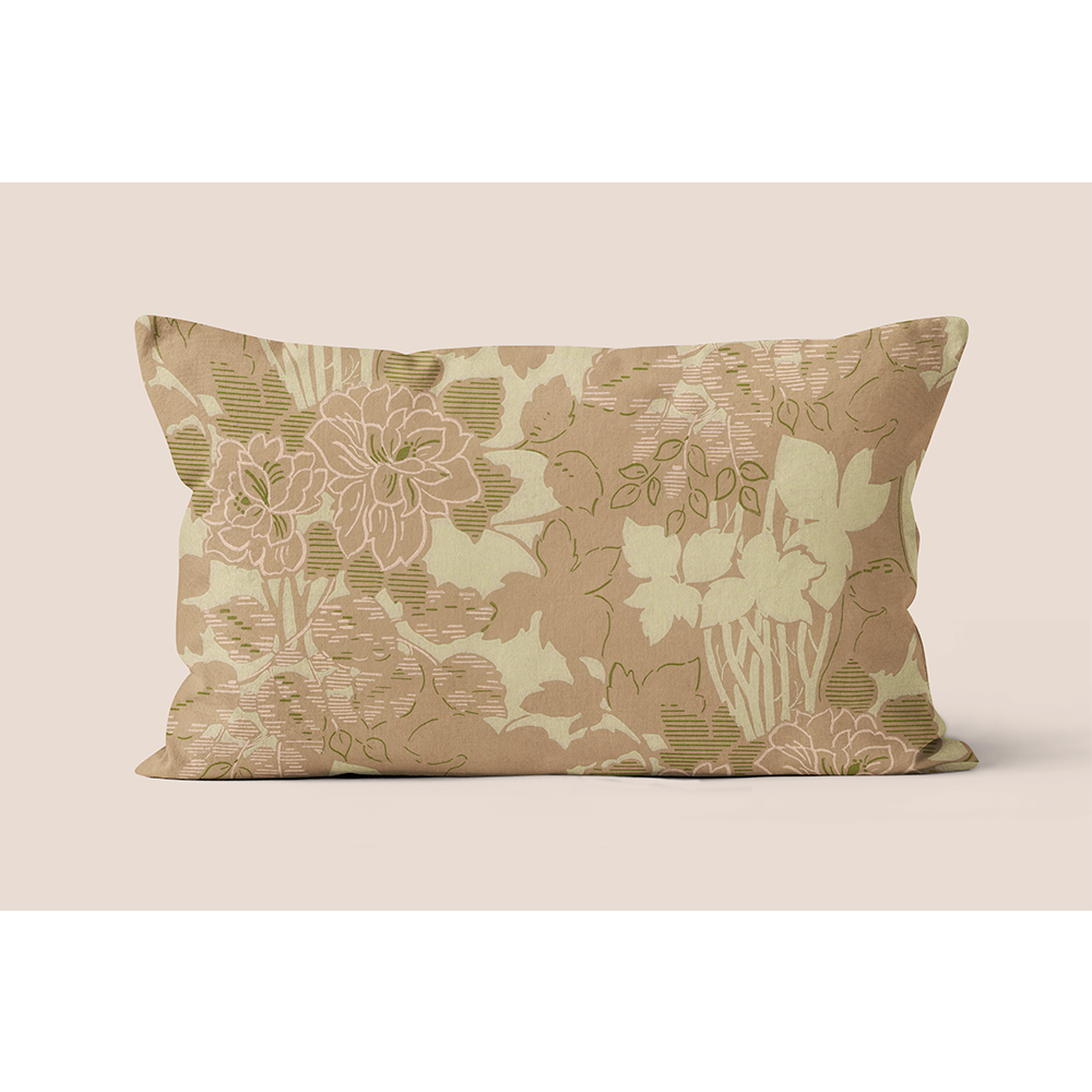 Vintage decorative cushion, floral - Ivy model