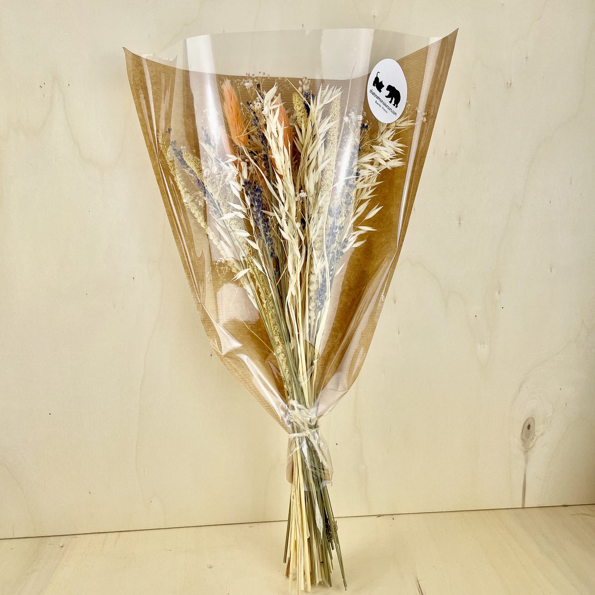 Bukiety BLOOMY Suszone kwiaty Beżowy