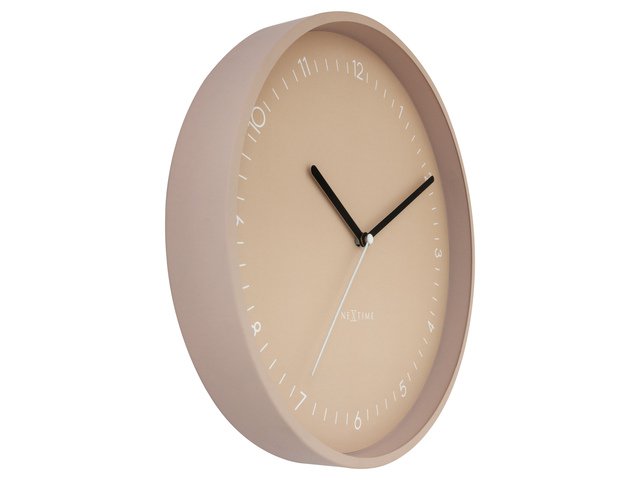 Zegar ścienny NeXtime Berlin 30 cm różowy