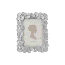 Silver gray resin photo frame 27.5x32 cm