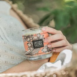 Scented candle | Citrus and floral fragrance of orange blossom fields | Siesta en los Naranjos | 220gr
