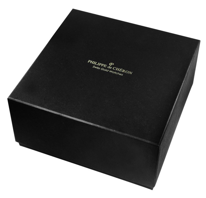 Philippe de Chéron Uhrenbox, schwarz