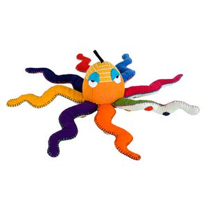Knuffel octopus groot
