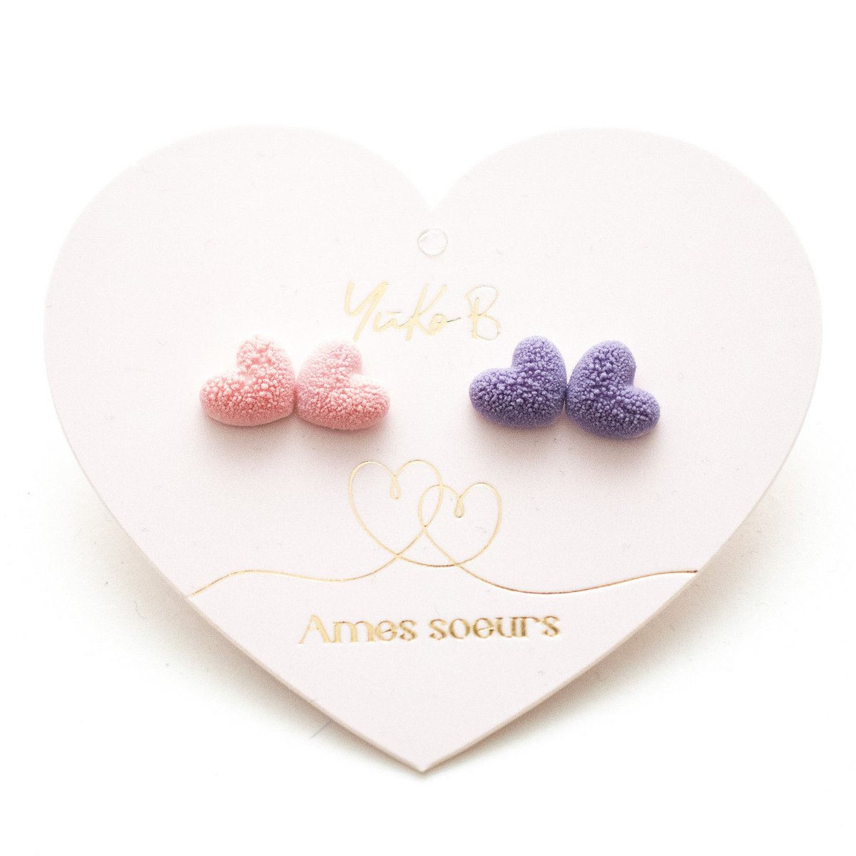 Duo Earrings - Soul Mates - Hearts