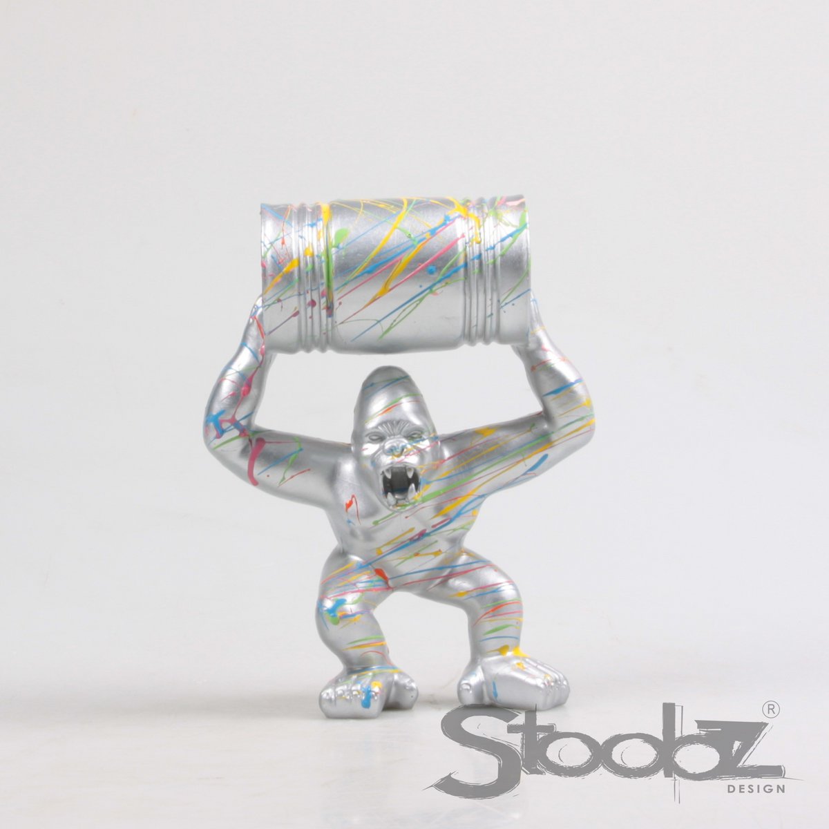 Gorille m / olivat stoobz 4 cul z / w / z / g pulvérisation 21 cm