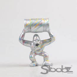 Gorilla M/Olievat Stoobz 4 ass z/w/z/g Spray 21 cm