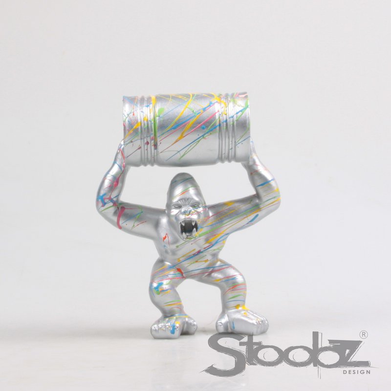 Gorilla M/Olievat Stoobz 4 ass z/w/z/g Spray 21 cm