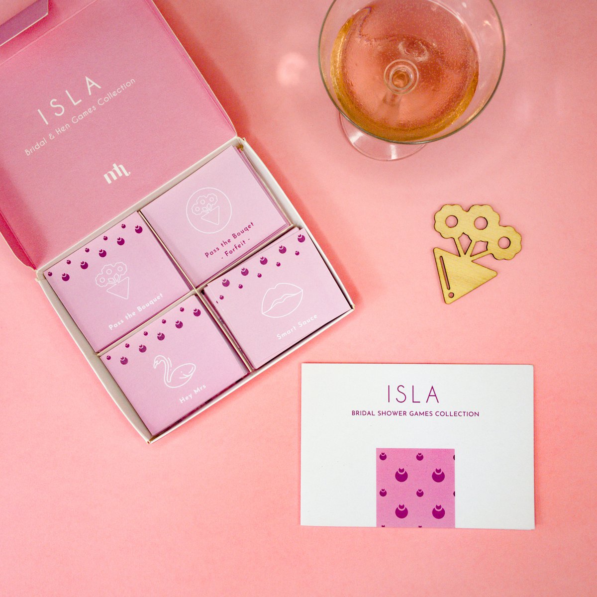 Jeux de mariée et de poule Isla 4-en-1