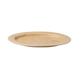 Bol ovale dinde 48x36x4cm Beige